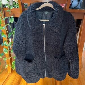 Wild Fable Black Teddy Jacket